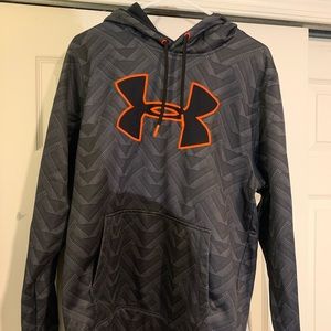 Under Armour red and black logo sweatshirt